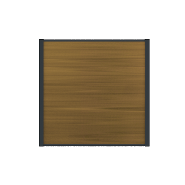 WPC Premium fence board Teak  21x160mm (wb 150mm) L-178cm FSC®100%