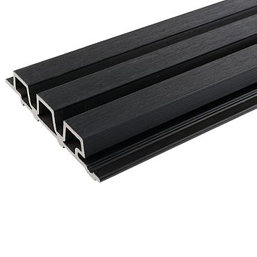 Klasse E WPC WEO35 Gardenwall Ebony Black 33x170mm L 2.90m (wb 140mm) FSC 100%
