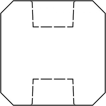 Betonpaal glad met vellingkant, v.z.v. sleuf, 10 x 10 x 270 cm, antraciet, ongecoat, eindpaal.