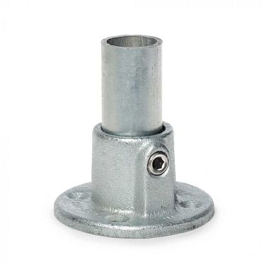 Steigerbuis Ronde voetplaat 48,3mm