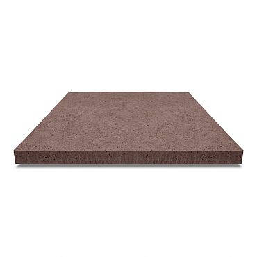 Oud hollandse tegel ZF 80x80x5 cm, gewapend, roodbruin*