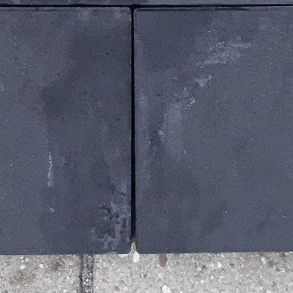 Deklaag - Strakke steen 20x30x6cm Zwart