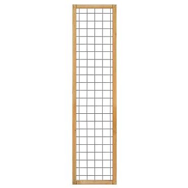 Eco gaastrellis, 45 x 180 cm, met maas 7,5 x 7,5 cm, in raamwerk 4,5 x 4,5 cm, groen geimp