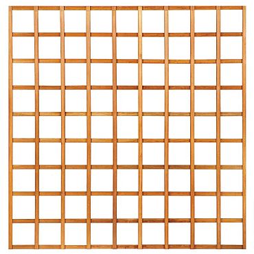 Hardhout trellis 180 x 180 cm, recht, kunstmatig gedroogd