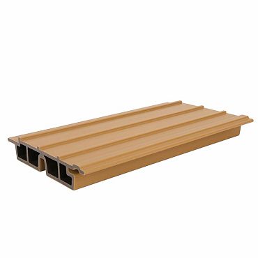 NTW HKC co-extrusie Castellation PRO65 gevelbekleding, 3,3 x 18 x 290 cm, Red Cedar.