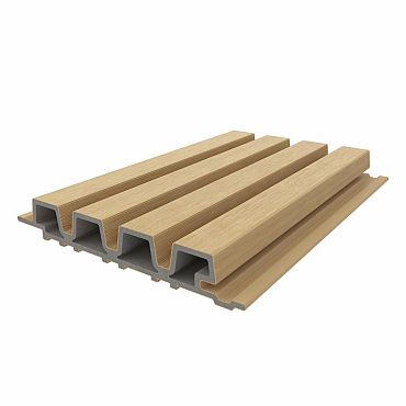 NTW HKC co-extrusie Castellation PRO35 gevelbekleding, 3,3 x 21,5 x 230 cm, Red Cedar.
