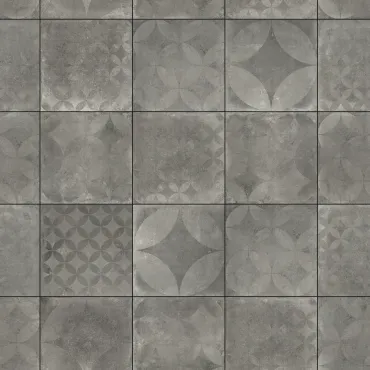 Cerasun Concrete Decor Ash 60x60x4cm