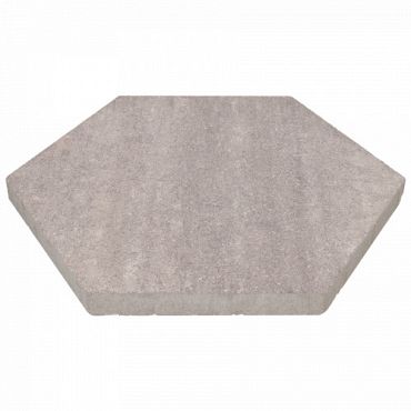 Premium Zeskant Terrastegel 60/52,5x30x4 cm Ivory