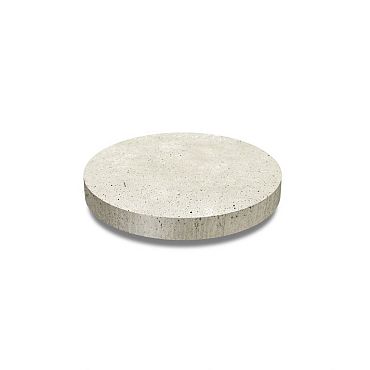 Oud hollands ronde tegel diameter 60 x 7 cm, creme