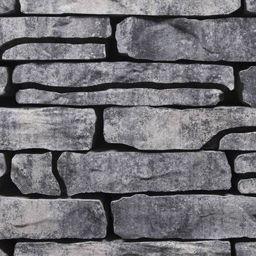 Stonewalling 42x18x8cm Grijs/Zwart