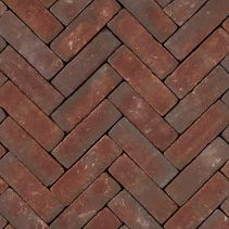 Gebakken DF80 VB Getrommeld - Paars/Rood bezand