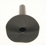 Epdm / HWA PE SU MO 75mm onder-uitloop 30cm met EPDM slabbe
