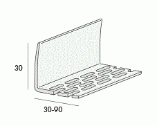 Ventilatieprofiel - Hoek