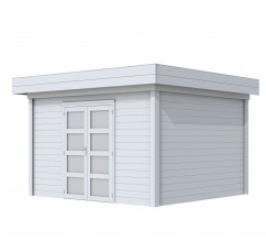 Vuren Topvision Parelhoen, 400 x 300 cm, lichtgrijs gespoten.