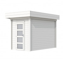 Vuren Topvision Kiekendief, 200 x 300 cm, wit gespoten.