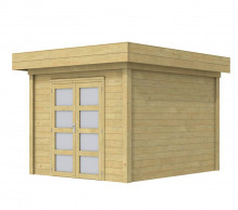 Vuren Topvision Bosuil, 300 x 300 cm, groen geïmpregneerd.