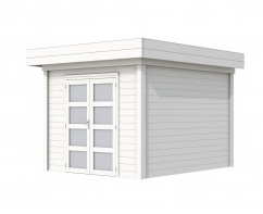 Vuren Topvision Bosuil, 300 x 300 cm, wit gespoten.