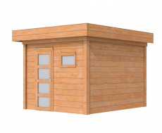 Douglas Topvision Raaf, 298 x 298 cm, kleurloos geïmpregneerd.