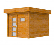 Douglas Topvision Raaf, 298 x 298 cm, transparant gespoten.