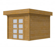Douglas Topvision Premium Roek, 298 x 298 cm, groen geïmpregneerd.