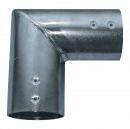 CON-06 | * Verbindingsset - hoek/eindstuk - tbv  palissade diam. 10cm gegalvaniseerd