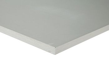 Exterieurplaat grijs gegrond