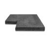 Oud hollandse zwembadrand hoekstuk 90gr, 40x5 cm, carbon