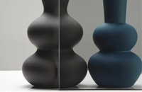 SlimLine deur FA 2582 SL | Zwart gegrond - Met blank veiligheidsglas