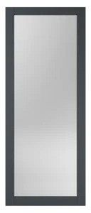 SlimLine deur FA 2501 SL | Zwart gegrond - Met gelaagd mat glas