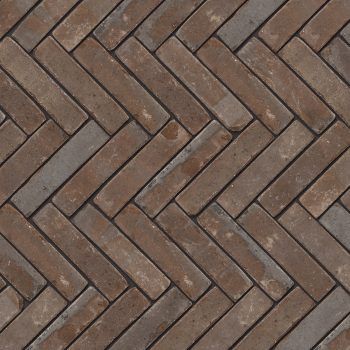 Gebakken WF80 Getrommeld - Bruin/Blauw onbezand