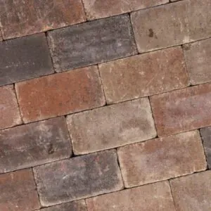 Trommelsteen 15x15x8 cm - Copperblend