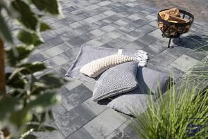 H2O terrassteen 20x30x6 cm Grey mix ( verpakt op ww pallet)