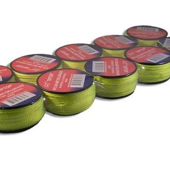 * Metselkoord nylon Fluorgroen 1mm  rol 50m