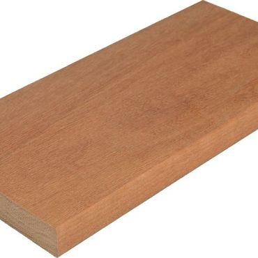 Afri-kulu 25x145mm terrasplank glad - L 155cm - P410 KD18% FAS Premium FCQ FSC®100% FSC®-C003450