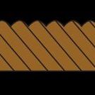 Bangkirai 19x90mm terrasplank fijn/glad - L 244cm -  P120 Premium FCQ