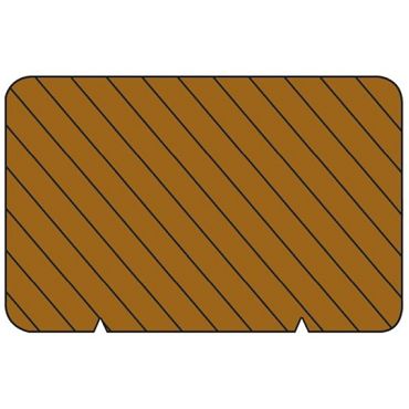 Bangkirai regel 42x65mm v-groeven L 305cm P500 KD 18% +/-2% Premium FCQ