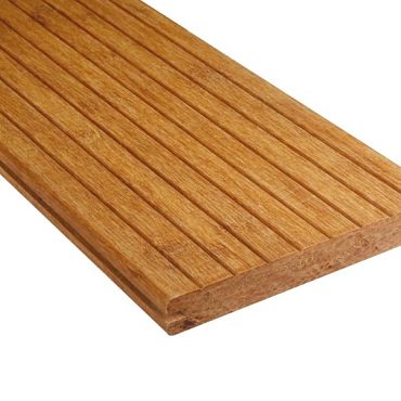 FelixWood Thermo Bamboe Samba 18x139mm - L 2.25m light  grof/glad-olie clip - kops tong + groef