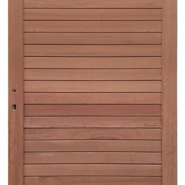 Keruing Modern poort nr 25 met slot 100x180cm incl. aanslaglat Premium FCQ FSC®100%