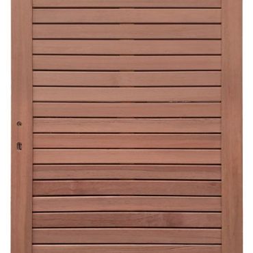 Keruing Modern poort nr 26 Rhombus met slot 100x180cm incl. aanslaglat Premium FCQ FSC®100%