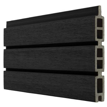 WPC fence board Modern Ebony Black 21x160mm (wb 150 mm) L-178cm FSC®100%