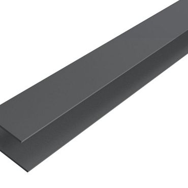Alu WEO Essential Gardenwall F-profiel Dark Grey 35x45mm L-300 cm RAL7022