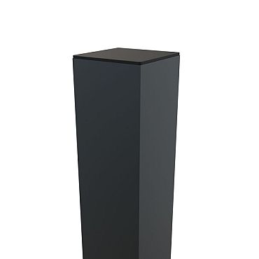 Boston Aluminium poortpaal 90x90mm hol L-275cm dikte 4 mm RAL7016