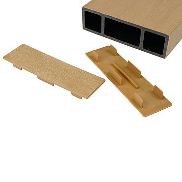 Brise soleil eindkap 42*145mm Cedar (6pcs)
