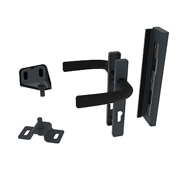 Boston poortbeslag voor poorten RAL7016