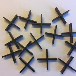 # Voegkruis zwart 3 mm (per zak 100 stuks)