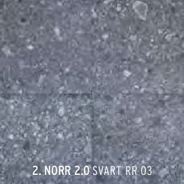 Keramiek Norr 60x60x2cm Svart RR 03