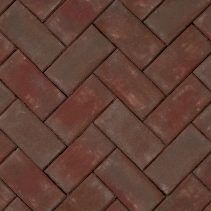 Gebakken KK70 VB Strak - Rood/Paars bezand