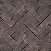 Gebakken UDF60 Getrommeld - Aubergine/Zwart bezand