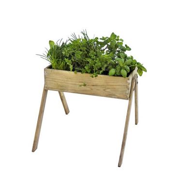 Minigarden junior grenen 45 x 53 x 60 cm (HxBxD), groen ge#mpregneerd.