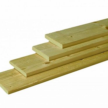 ME vuren gesch tuinplank 1,5 x 14 x 179,5 cm.